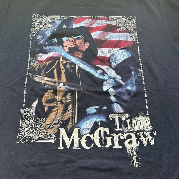 2010 tim mcgraw southern voice tshirt concert tour large short sleeve anvil - Picture 2 of 5